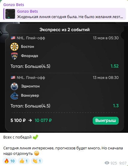 Gonzo Bets Телеграм