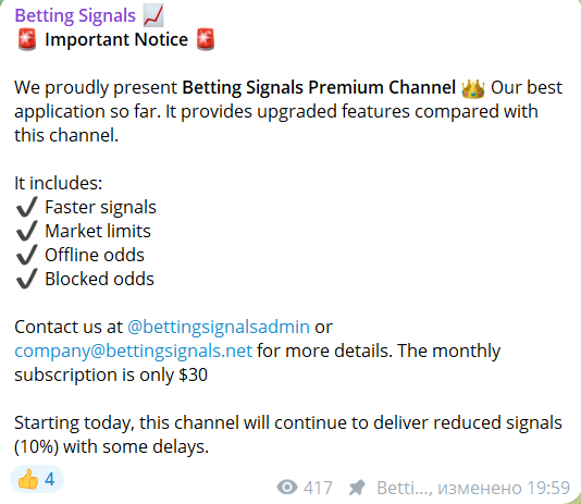 betting signals