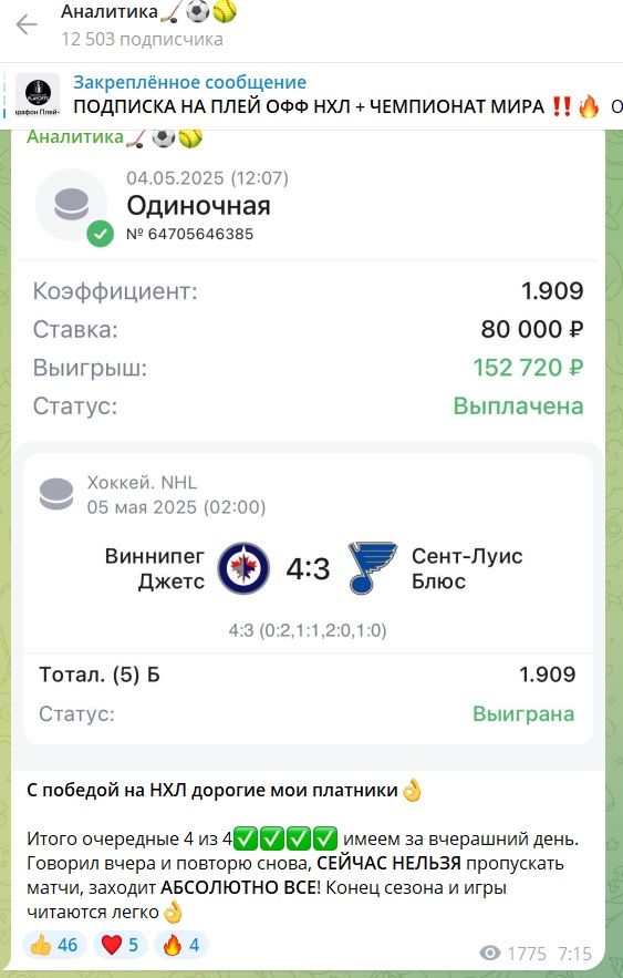 khokkeynaya analitika1 прогнозы