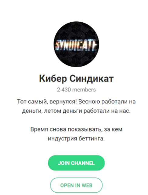 Кибер Синдикат