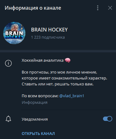 BRAIN HOCKEY телеграмм