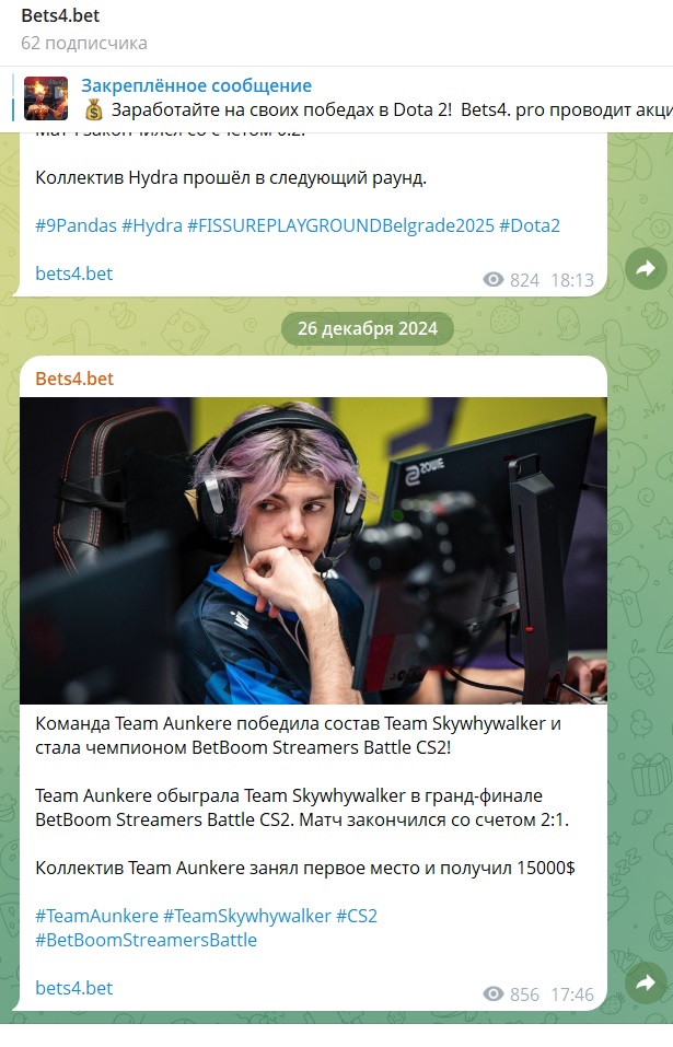 Bets4 каппер