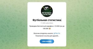 Канал Telegram Футбольна Статистика – Отзывы о P’i’ko’lo @piko1lo