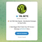 Канал Telegram Yrl Bets @yrlralfs – Реальные Отзывы