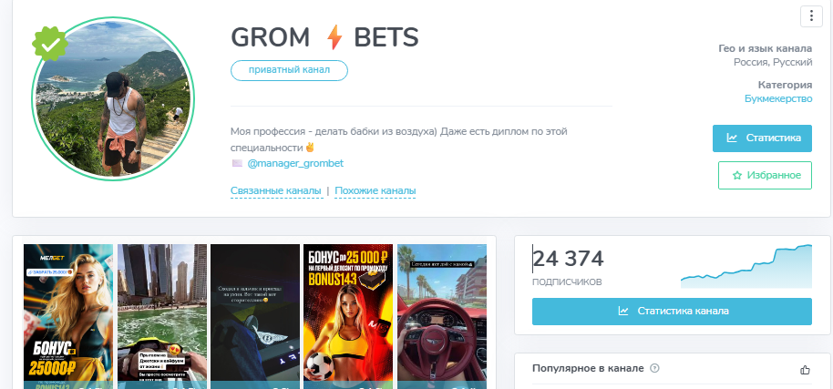 manager grombet телеграм