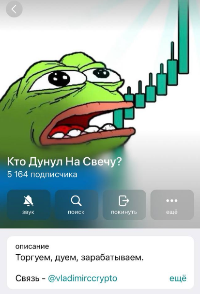 телеграм Кто дунул на свечу