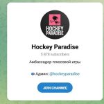Канал Telegram Hockey Paradise – Отзывы об Александре @hockeyparadise