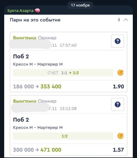 бухта азарта телеграм канал