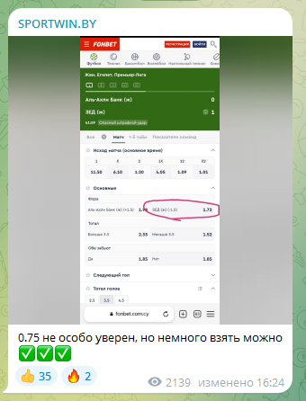 Sportwin Коэффициенты