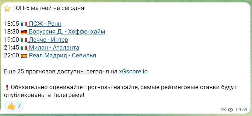 xgscore футбольные прогнозы