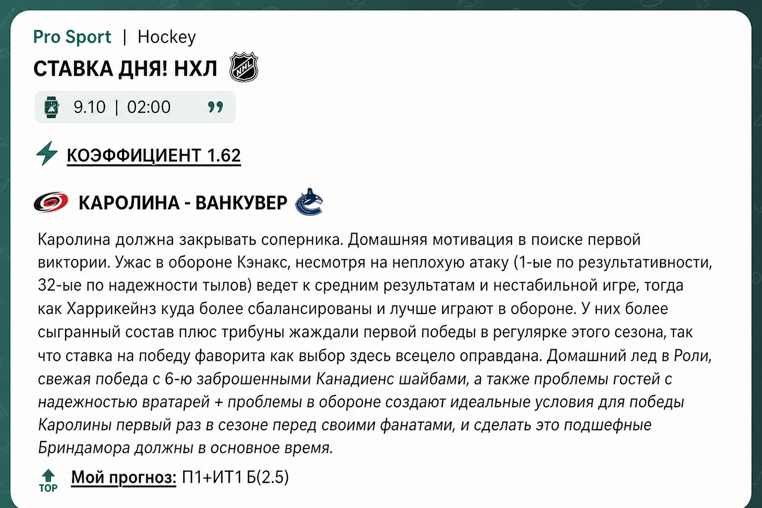 Pro Sport | Hockey в Telegram: Описание, Статистика, Отзывы Pro Sport | Hockey в Telegram: Описание, Статистика, Отзывы